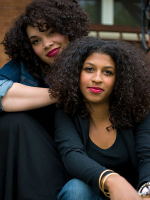 Antoinette (left) and Shanti of Around the Way Curls (Courtesy of Around the Way Curls)